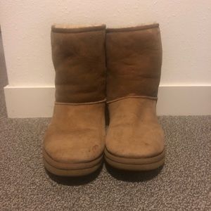 Short Ugg Australia Boots- Chestnut